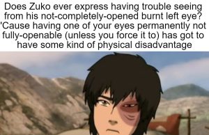 What Happened To Zuko'S Eye?