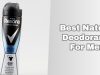 best natural deodorants for men